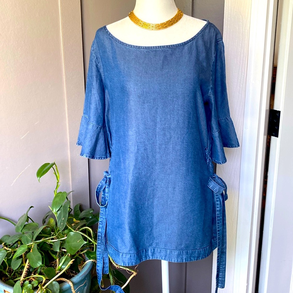 Ann Taylor Denim Top Size S